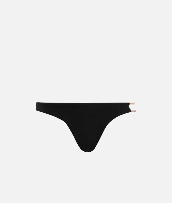 Donna Alviero Martini 1a Classe Basic Colors Slip Mare Con Laccetti Laterali Neri