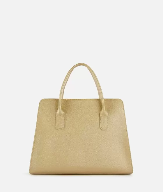 Donna Alviero Martini 1a Classe City Lights Borsa A Mano Con Tracolla Oro Chiaro
