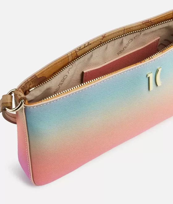 Donna Alviero Martini 1a Classe Colorful Sky Pochette Con Manichetto Multicolor