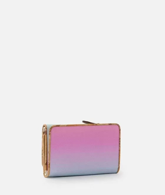 Donna Alviero Martini 1a Classe Colorful Sky Portafoglio Bifolder Medio Multicolor
