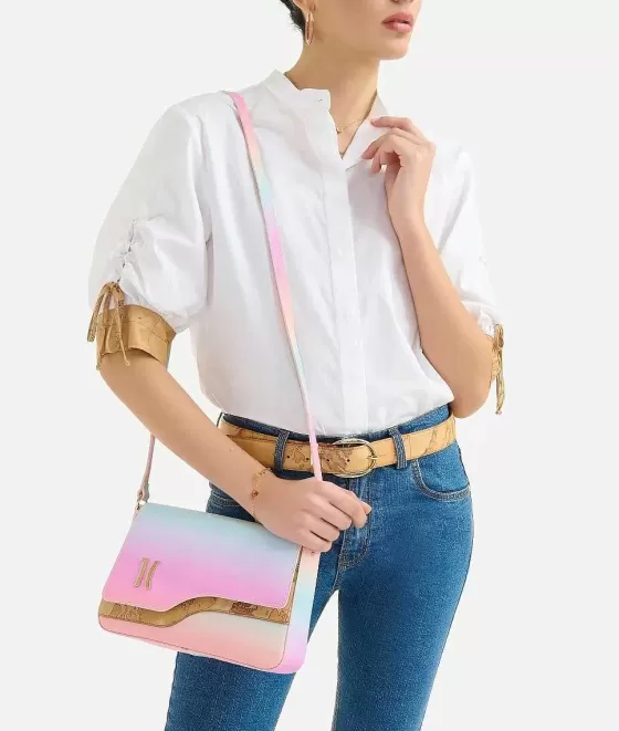 Donna Alviero Martini 1a Classe Colorful Sky Tracolla Con Patta Multicolor