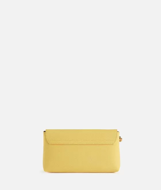 Donna Alviero Martini 1a Classe Florida City Pochette Con Patta E Polsiera Giallo Oro