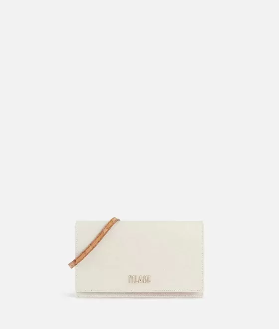 Donna Alviero Martini 1a Classe Florida City Pochette Con Patta E Tracolla Rimovibile Avorio