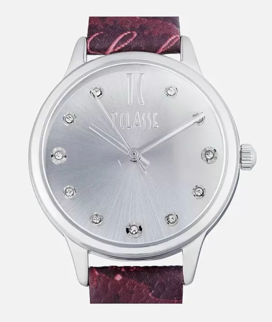 Donna Alviero Martini 1a Classe Formentera Orologio Con Cinturino In Pelle Geo Rouge