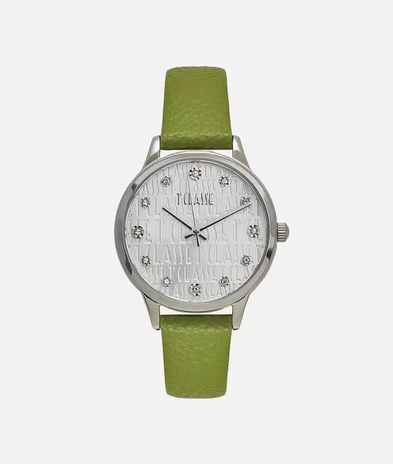 Donna Alviero Martini 1a Classe Formentera Orologio Con Cinturino In Pelle Martellata Prato
