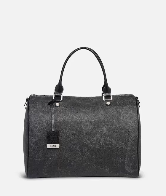 Donna Alviero Martini 1a Classe Geo Black Borsa Grande A Bauletto