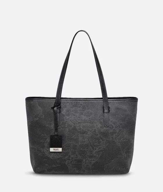 Donna Alviero Martini 1a Classe Geo Black Borsa Shopping Media