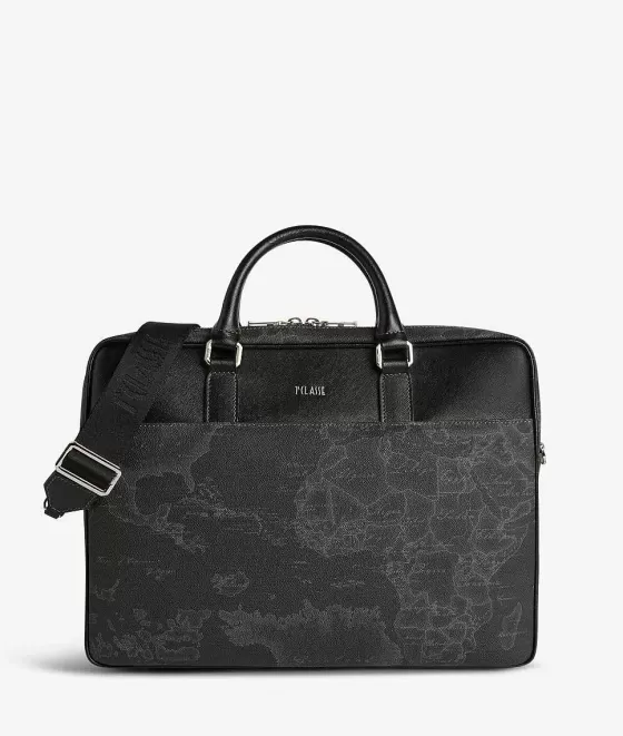 Donna Alviero Martini 1a Classe Geo Black Cartella Porta Pc Nera