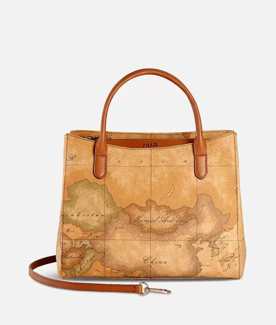 Donna Alviero Martini 1a Classe Geo Classic Borsa Piccola A Mano Con Tracolla