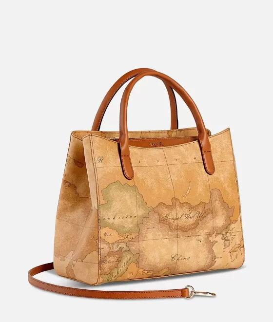 Donna Alviero Martini 1a Classe Geo Classic Borsa Piccola A Mano Con Tracolla