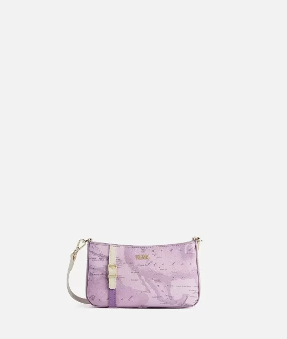 Donna Alviero Martini 1a Classe Geo Orchidea Pochette Con Tracolla Malva