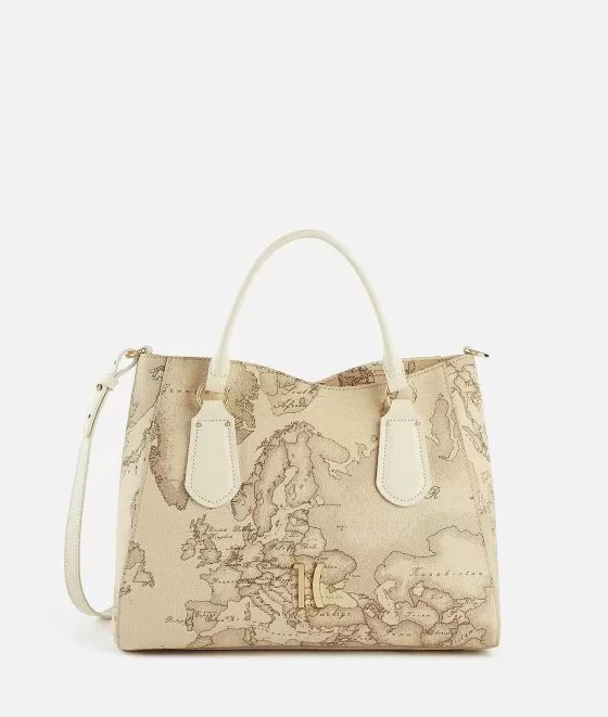 Donna Alviero Martini 1a Classe Geo Safari Wave Borsa A Mano Con Tracolla Rafia