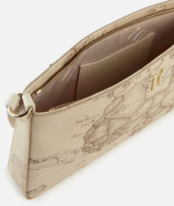 Donna Alviero Martini 1a Classe Geo Safari Wave Pochette Con Manichetto Rafia