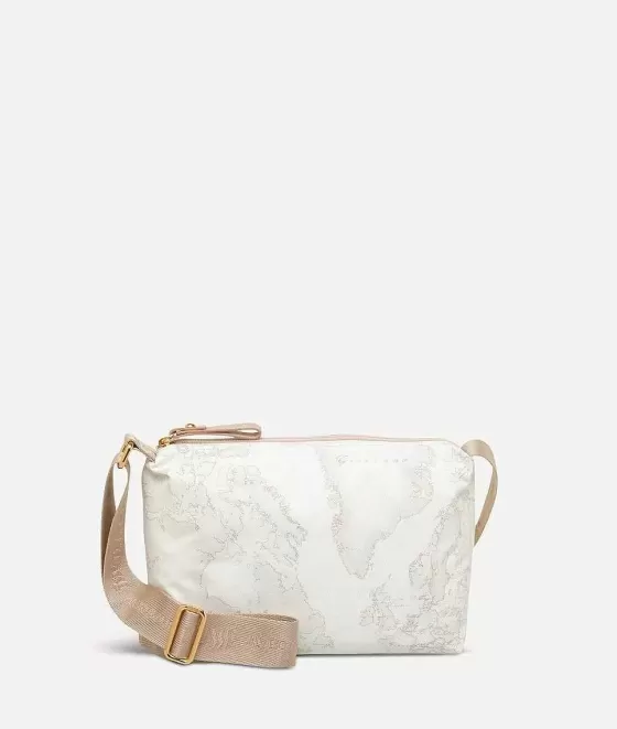 Donna Alviero Martini 1a Classe Geo Soft White Borsa A Tracolla Piccola