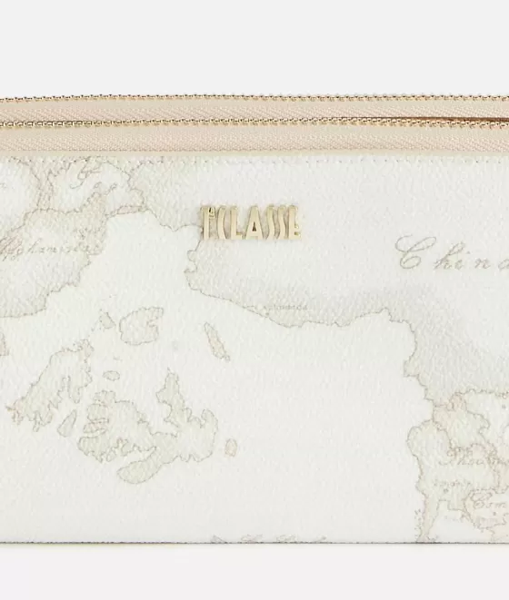 Donna Alviero Martini 1a Classe Geo Sunny Mix Pochette Portacellulare Bianca