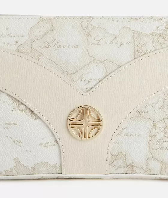 Donna Alviero Martini 1a Classe Geo Sunrise Ring Pochette Con Manichetto Bianca