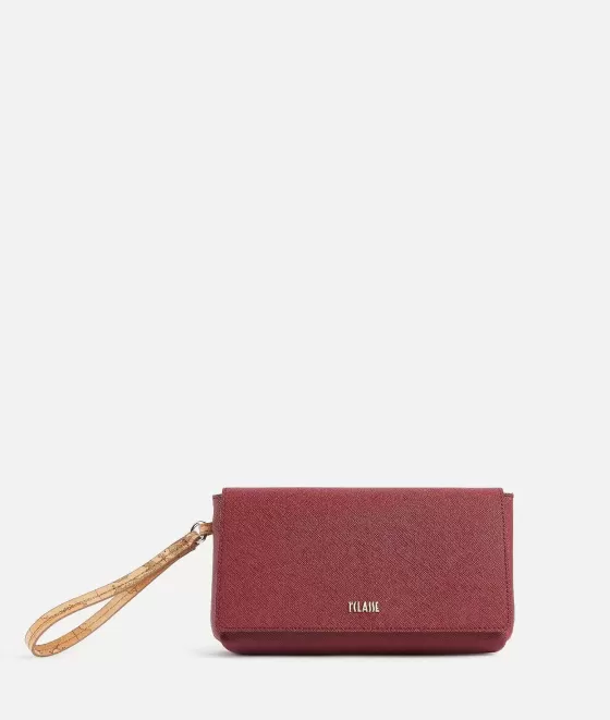 Donna Alviero Martini 1a Classe Glam City Pochette Con Patta E Polsiera Cabernet