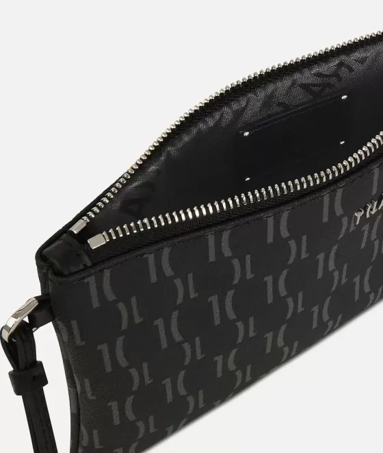 Donna Alviero Martini 1a Classe Monogram Pochette Con Polsiera Nera