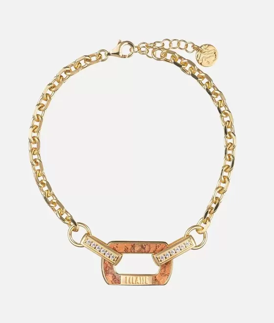 Donna Alviero Martini 1a Classe Rodeo Drive Bracciale In Argento Oro Giallo