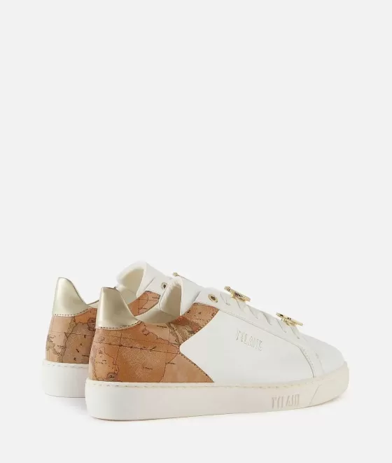 Donna Alviero Martini 1a Classe Sneakers In Eco Nappa Con Passalacci Bianche