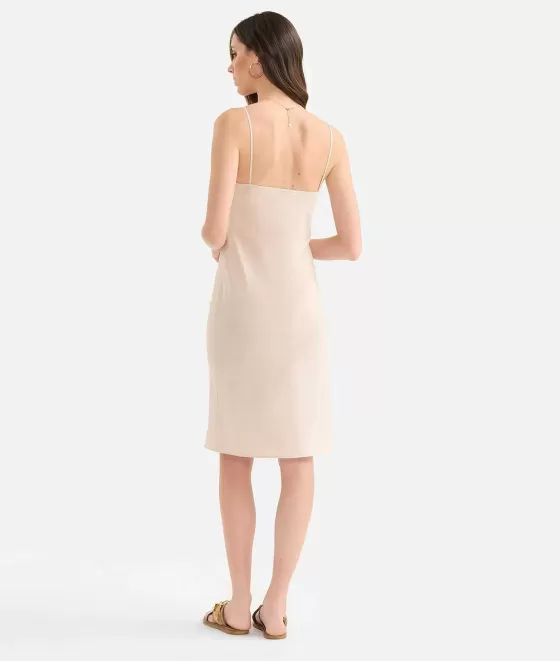 Donna Alviero Martini 1a Classe Sottoveste Di Servizio In Fluido Stretch Naturale