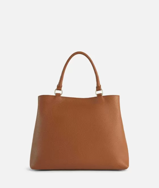 Donna Alviero Martini 1a Classe Upper East Borsa A Mano Con Tracolla Castagna