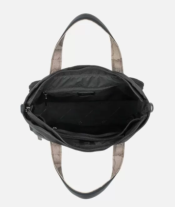 Donna Alviero Martini 1a Classe Work Way Borsa Shopping In Nylon